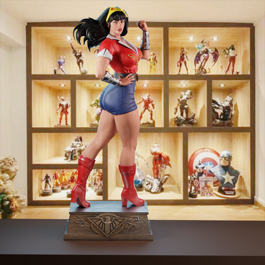 Wonder Woman Housewife 1/6 Scale Hand Painted Collectible Figure