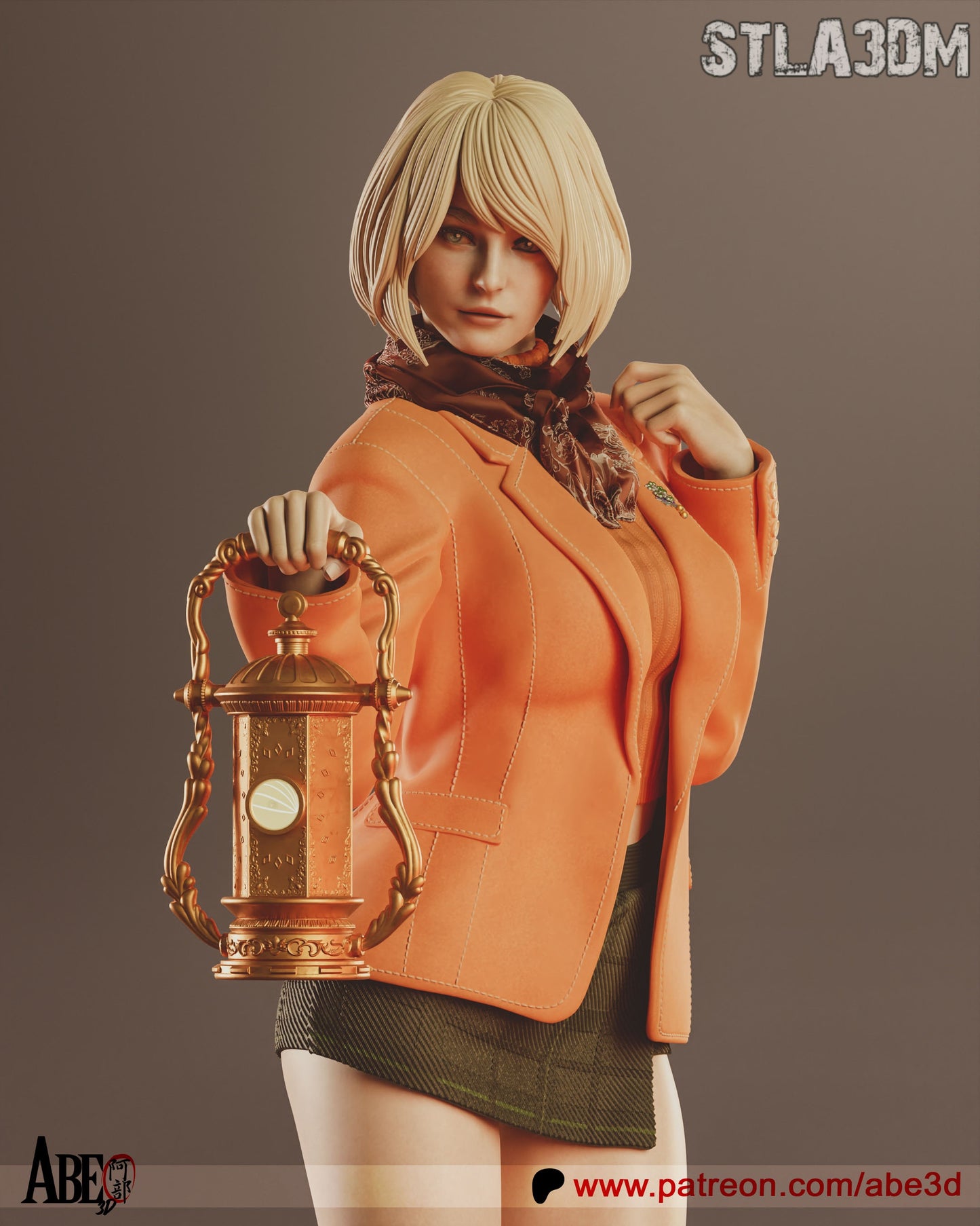 Ashley Graham 1/6 Scale Hand Painted Figure – Unique Handmade Collectible