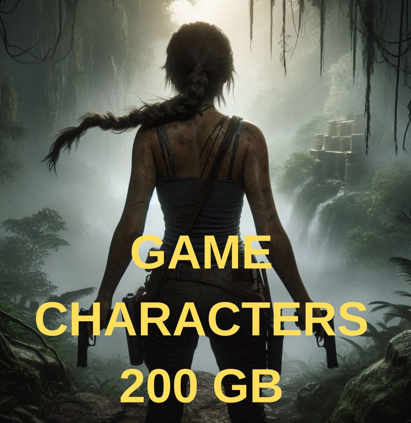 Game Characters STL Mega Pack - Busts, Diagrams, Figures