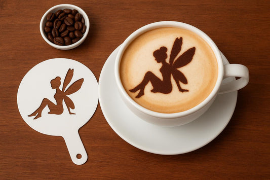 Custom Coffee Stencil: Personalized Latte Art Template for Baristas