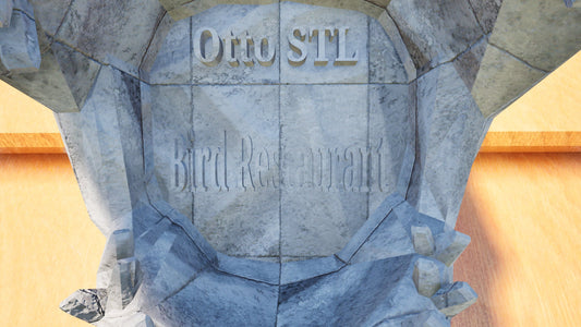 Shark Bird Feeder 3D Model STL File: Whimsical Garden Decor (Download Now)