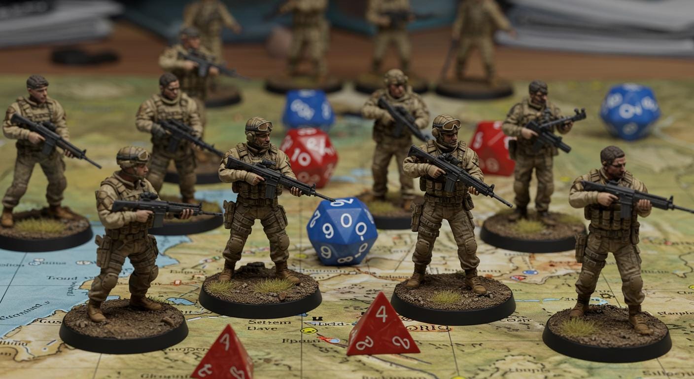 Random Modern Soldier Miniature Set: 12K Resin Print, Unpainted