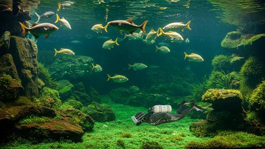 DIY Diver Figure: 12K Resin Aquarium Ornament