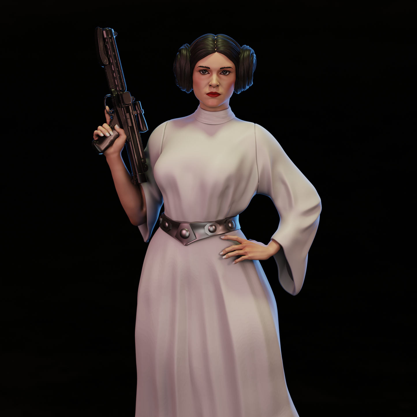 Princess Leia 1/6 Scale Figure | 12K Ultra Detail Resin Print | Hand-Painted Collectible Statue | OTTO FiGURE