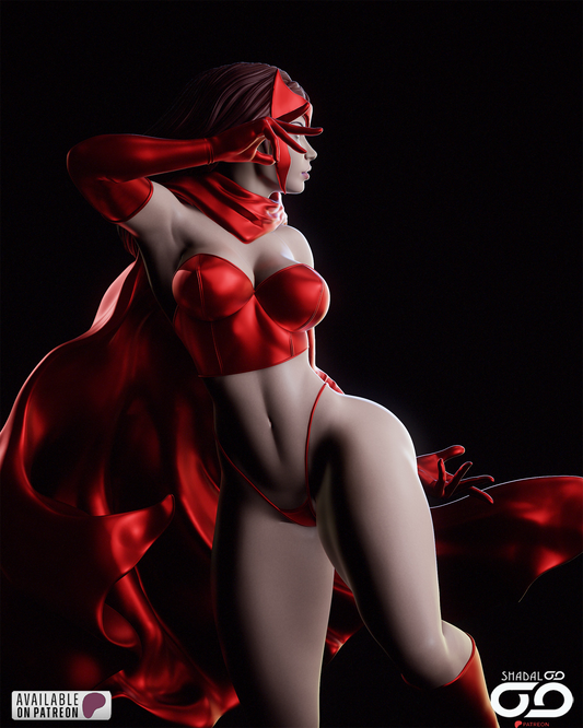 Scarlet Witch 1/6 Scale Hand Painted Collectible Figure