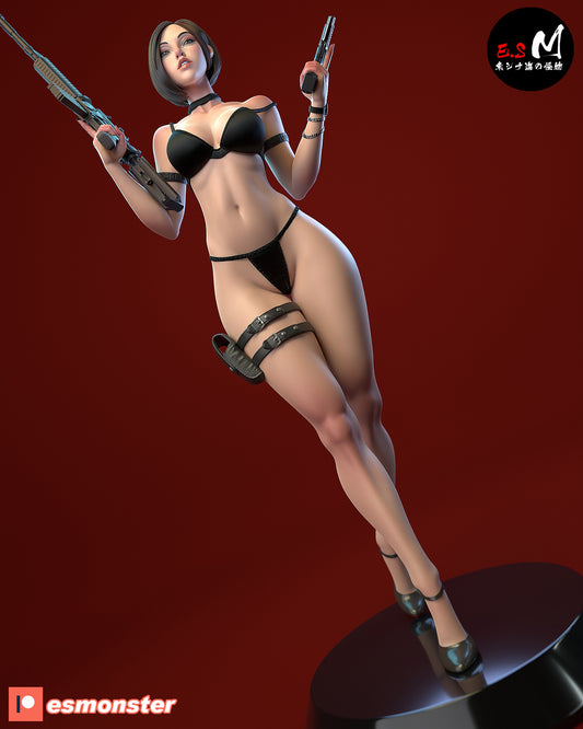 20cm Ada Wong Figure – 12K Resin Handmade & Hand-Painted Collectible Statue