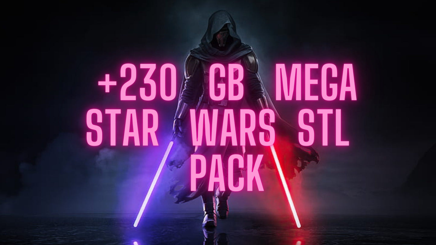 Mega Star Wars 3D Model Figure Pack (+230 Gb)
