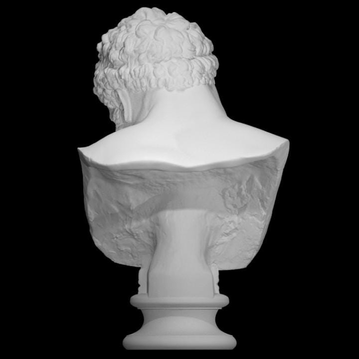 Bust of the Farnese Hercules – 12K Premium Resin Sculpture Inspired by Ancient Roman Masterpiece of Strength, Power, and Classical Heroism