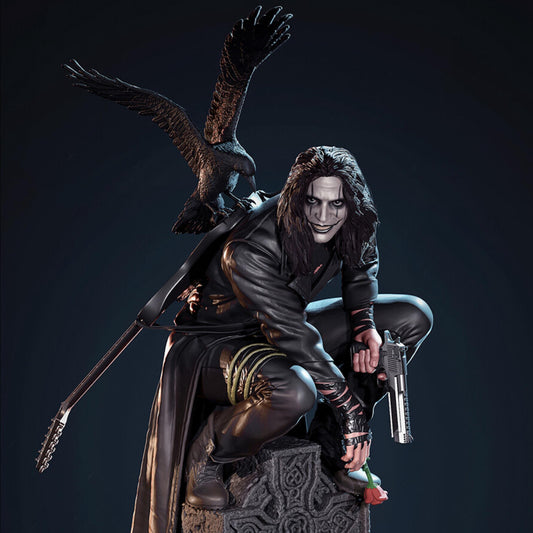 Dark Avenger Resin Figure – 12K High Detail – Unpainted / Painted – Gothic Fantasy Collectible Kit