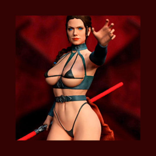 Dark Enchantress Warrior Resin Figure – 12K High Detail – Unpainted / Painted – Fantasy Model Kit