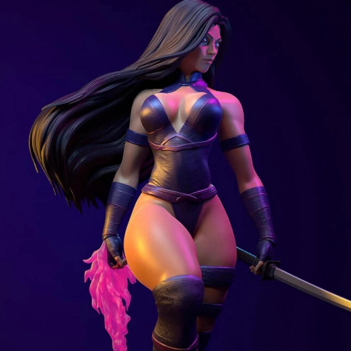 Shadow Ninja Warrior Resin Figure – 12K High Detail – Unpainted – Fantasy Model Kit