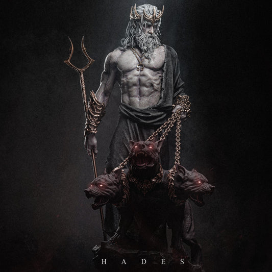 Hades Greek Mythology Model: 12k Resin 3D Printed Sculpture