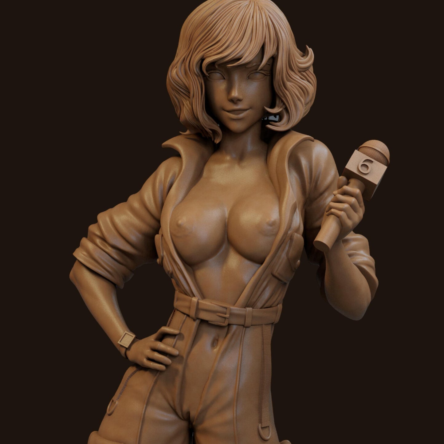 Channel Reporter 12K Resin Figure: NSFW Fantasy Model - Unpainted GK Kit
