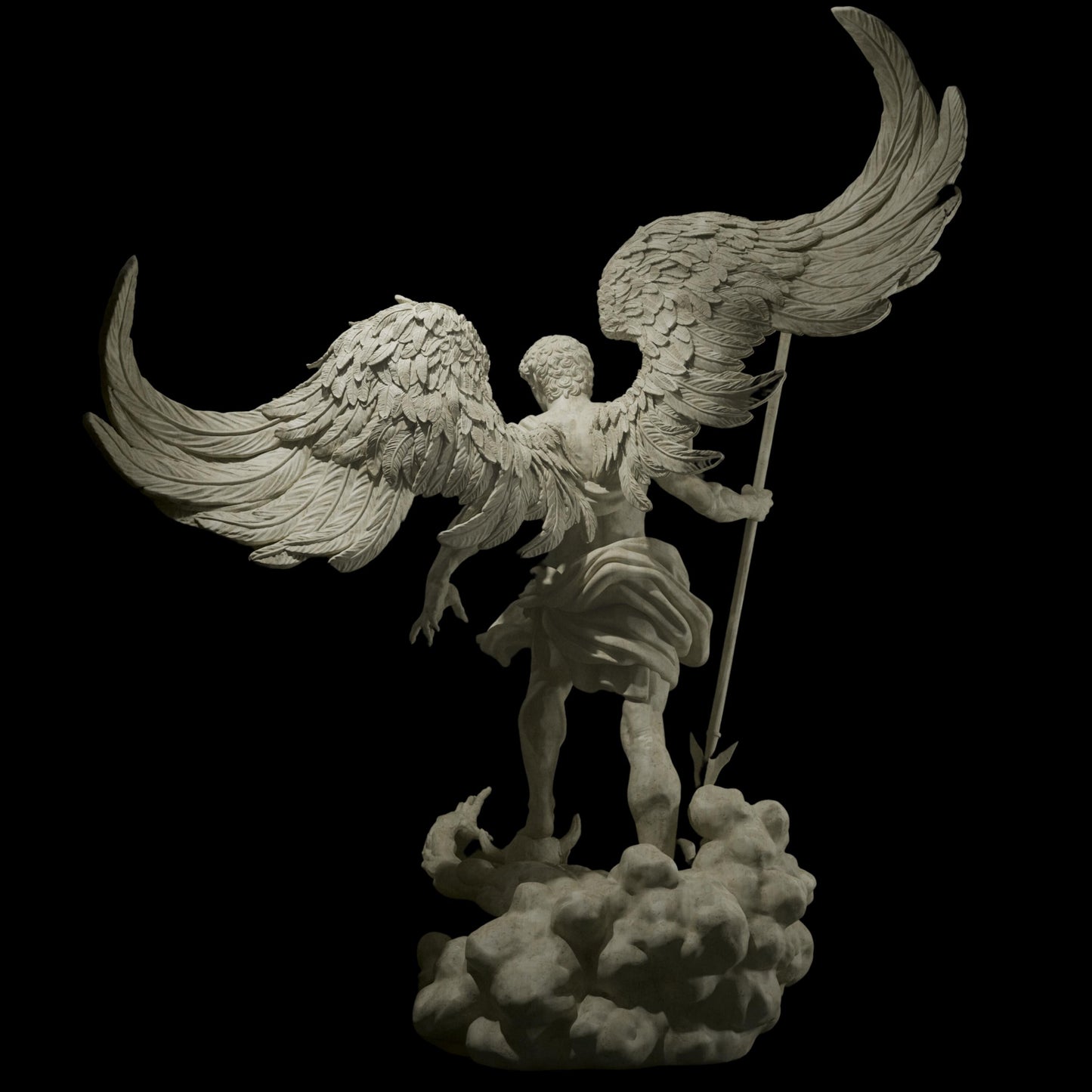 Archangel Michael 12K Resin Figure: Unpainted Mythology Model Kit