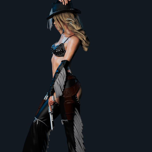 Femme Fatale Warrior Resin Figure – 12K High Detail – Unpainted / Painted – Multi-Part Collectible Kit