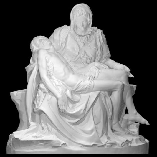 La Pietà Statue by Michelangelo | Vatican Art Replica | Christian Religious Home Decor | 12k Resin or Marble composite