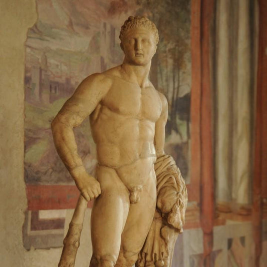 Hercules Statue | Farnese Hercules Replica | Greek Mythology Home Decor | 12k Resin or Marble composite