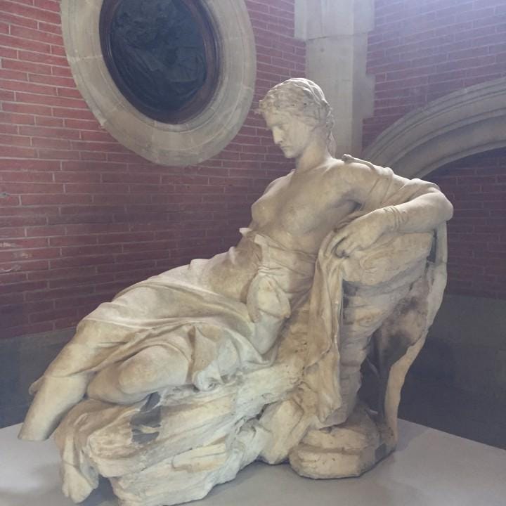 Velleda the Seeress Statue | Barbarian Prophetess | Laurent Marqueste | 12k Resin or Marble composite PLA