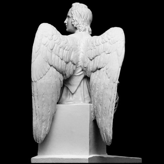 Seated Angel Statue by Thorvaldsen | St. Peter's Basilica Replica | Vatican Art | 12k Resin or Marble composite PLA