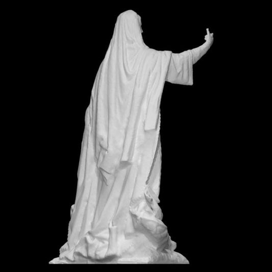 Virgin Mary of Tournai Statue | Saint-Quentin Church | Gothic Art Replica | 12k Resin or Marble composite PLA