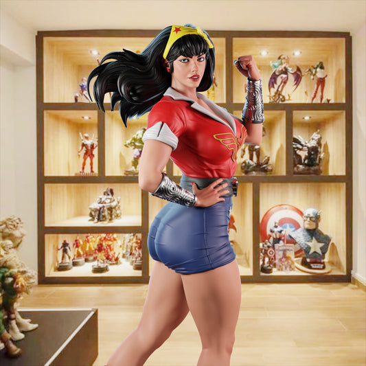 Wonder Woman Housewife 1/6 Scale Hand Painted Collectible Figure
