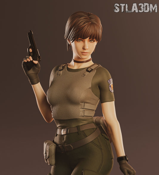 Rebecca Chambers Figure – 12K Detailed 3D Print | Hand-Painted or Unpainted | Multiple Sizes