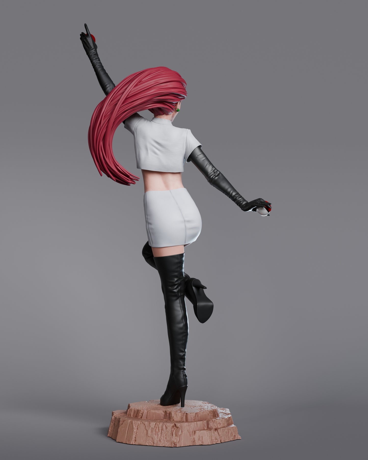 Pokemon Jessie 1/6 Scale Figure | 12K Ultra Detail Resin Print | Hand-Painted Collectible Model | OTTO FiGURE
