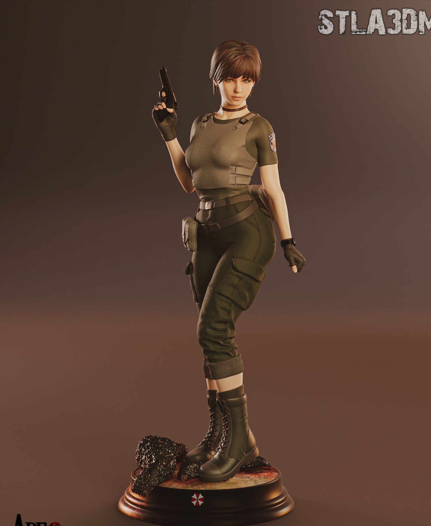Rebecca Chambers Figure – 12K Detailed 3D Print | Hand-Painted or Unpainted | Multiple Sizes