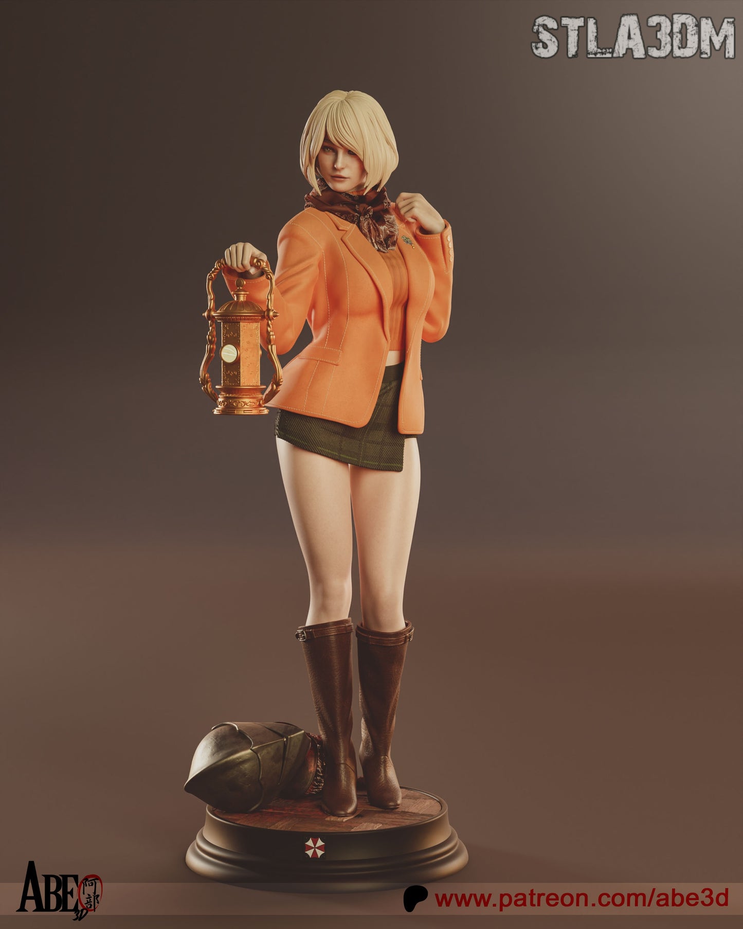 Ashley Graham 1/6 Scale Hand Painted Figure – Unique Handmade Collectible