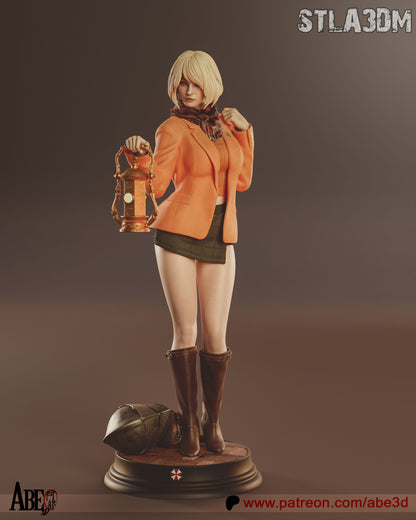 Ashley Graham 1/6 Scale Hand Painted Figure – Unique Handmade Collectible