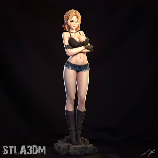 Android 18 Resin Figure Handmade Hand Painted Collectible 1/4 1/6 Scale 16K 3D Print