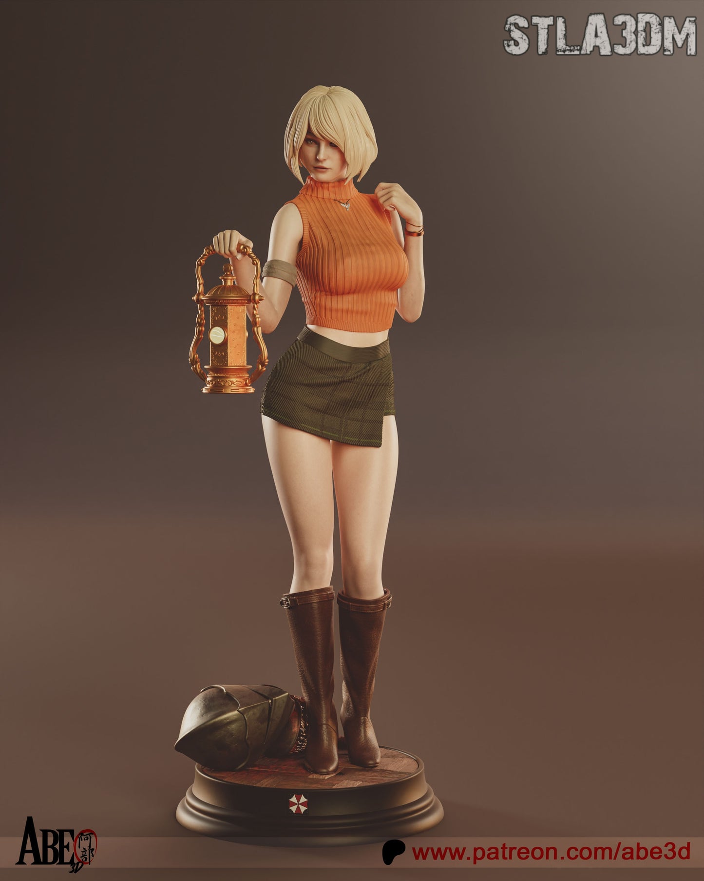 Ashley Graham 1/6 Scale Hand Painted Figure – Unique Handmade Collectible