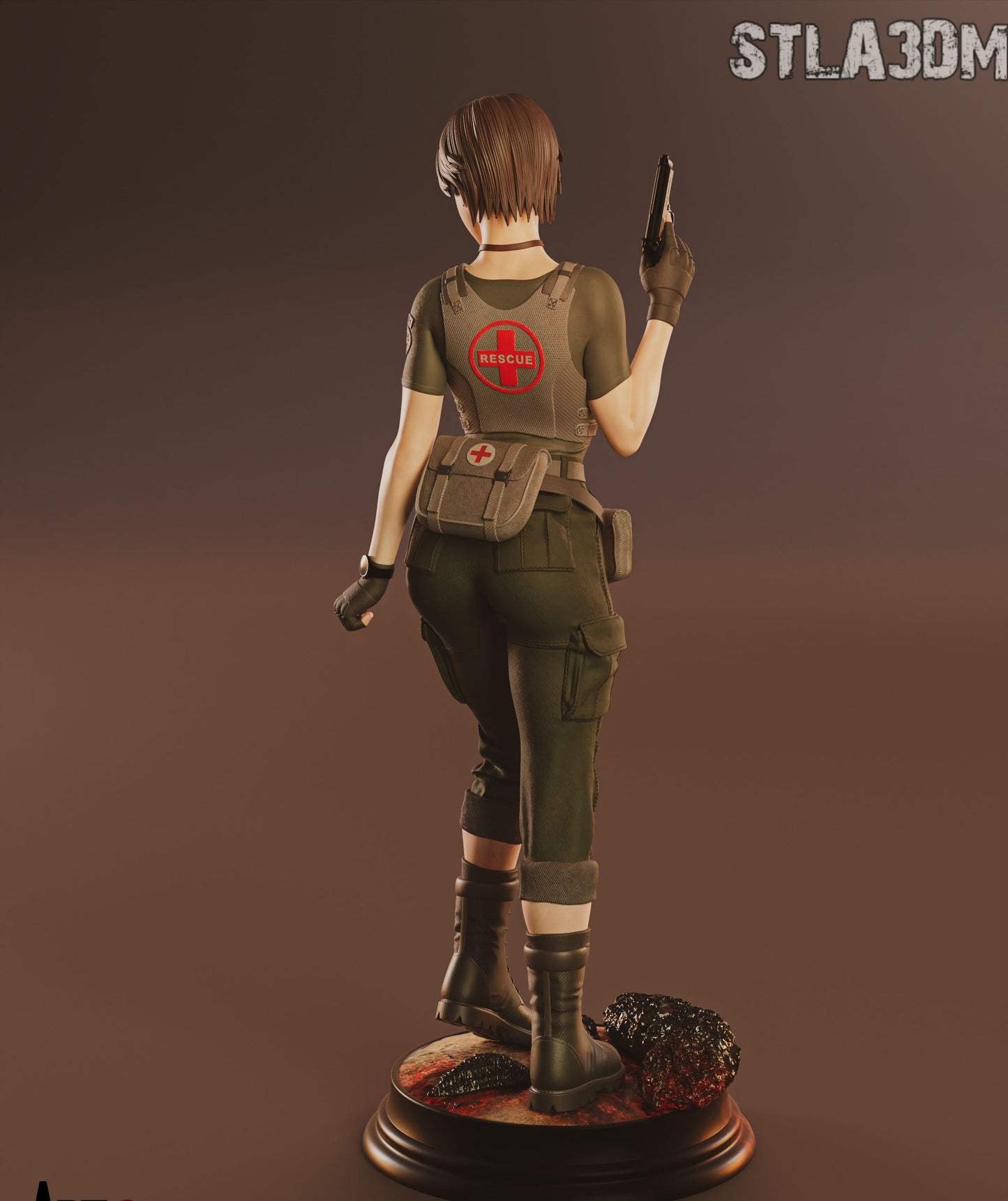 Rebecca Chambers Figure – 12K Detailed 3D Print | Hand-Painted or Unpainted | Multiple Sizes