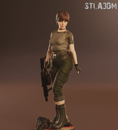 Rebecca Chambers Figure – 12K Detailed 3D Print | Hand-Painted or Unpainted | Multiple Sizes