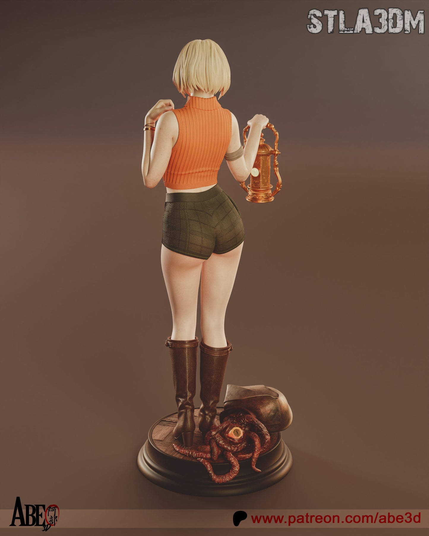 Ashley Graham 1/6 Scale Hand Painted Figure – Unique Handmade Collectible