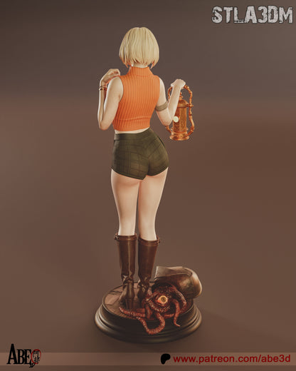 Ashley Graham 1/6 Scale Hand Painted Figure – Unique Handmade Collectible