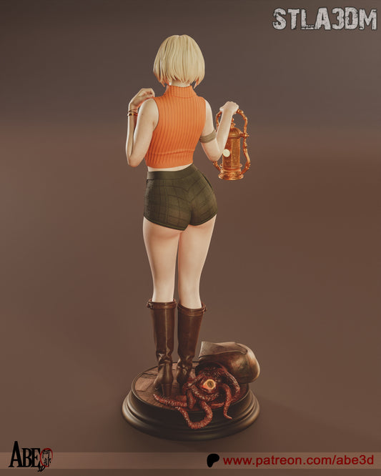 Ashley Graham 1/6 Scale Hand Painted Figure – Unique Handmade Collectible