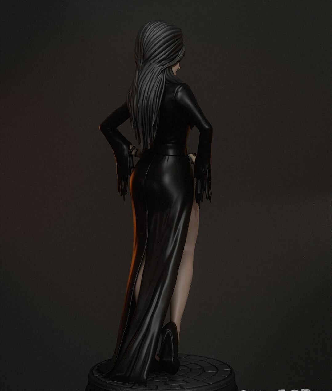 Elvira Figure | 12K Detailed 3D Print | Hand-Painted or Unpainted Options