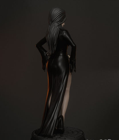 Elvira Figure | 12K Detailed 3D Print | Hand-Painted or Unpainted Options