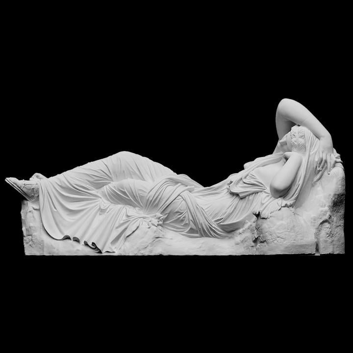 The Sleeping Ariadne – 12K Premium Resin Sculpture Inspired by Ancient Roman Masterpiece Depicting Mythological Elegance, Rest, and Beauty