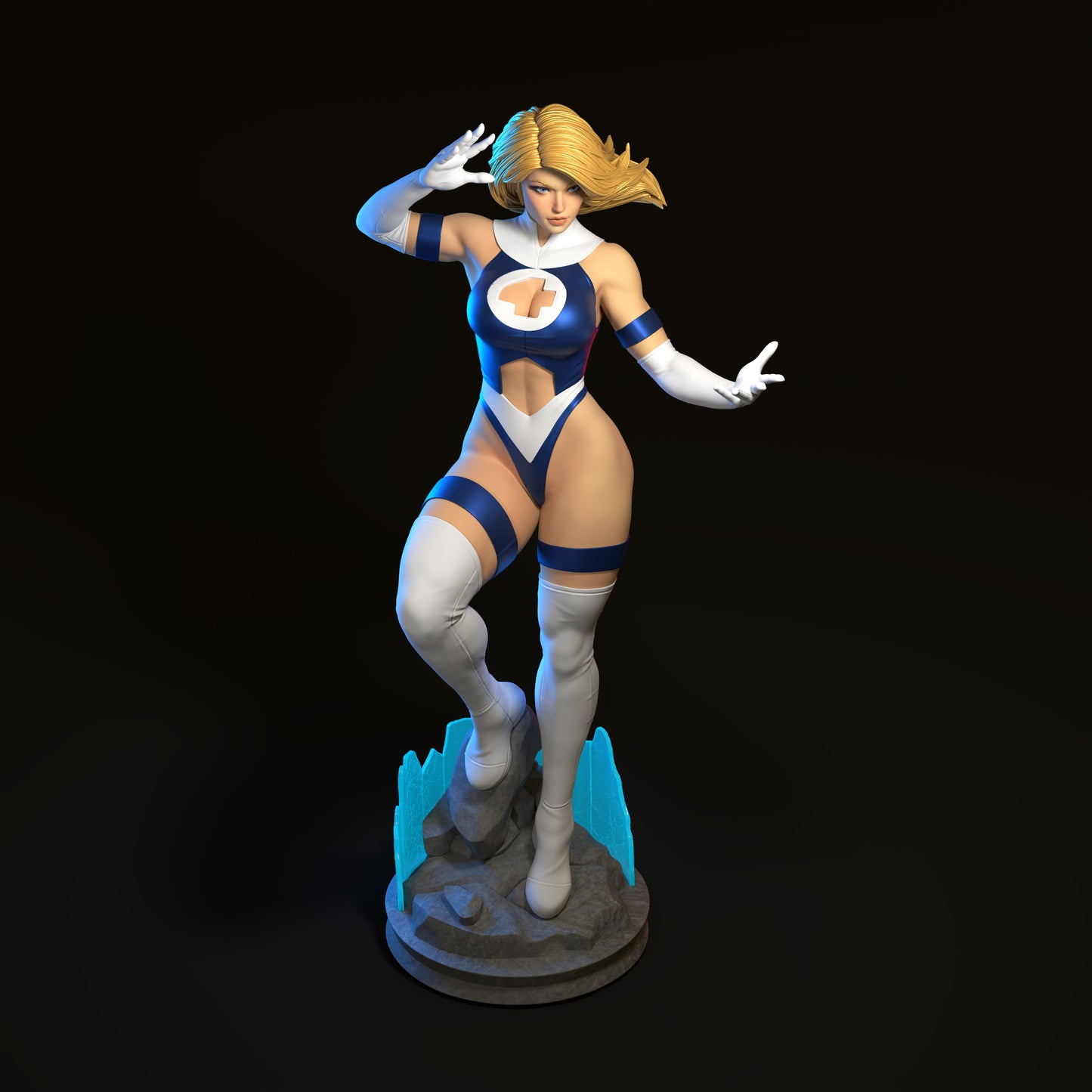 Sue Storm 1/6 Scale Figure | 12K Ultra Detail Resin Print | Hand-Painted Collectible | OTTO FiGURE