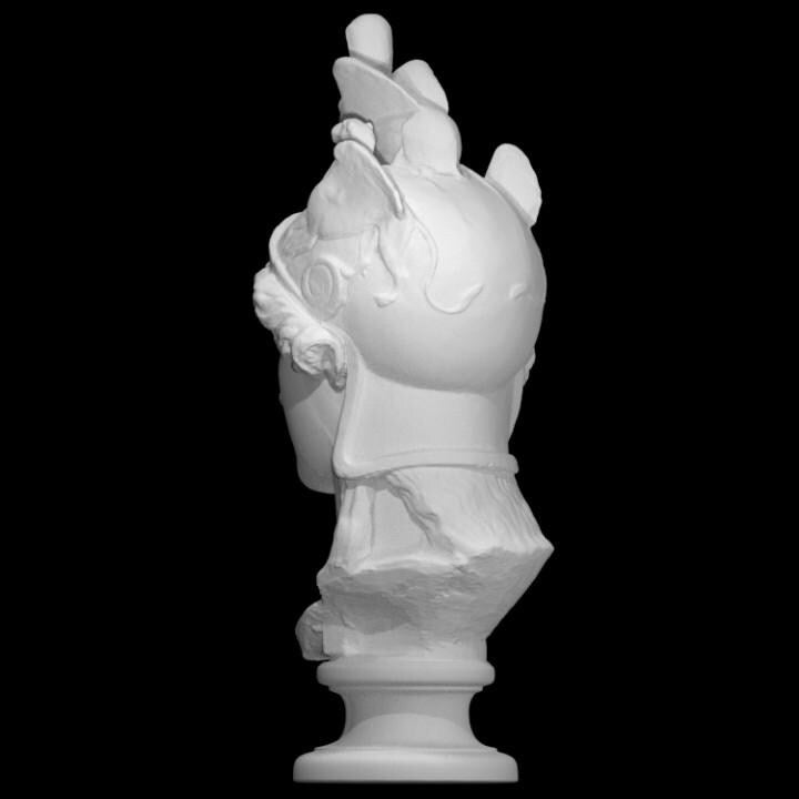 Head from the Athena Hope-Farnese – 12K Premium Resin Sculpture Inspired by Ancient Roman Copy of the Greek Goddess of Wisdom and War
