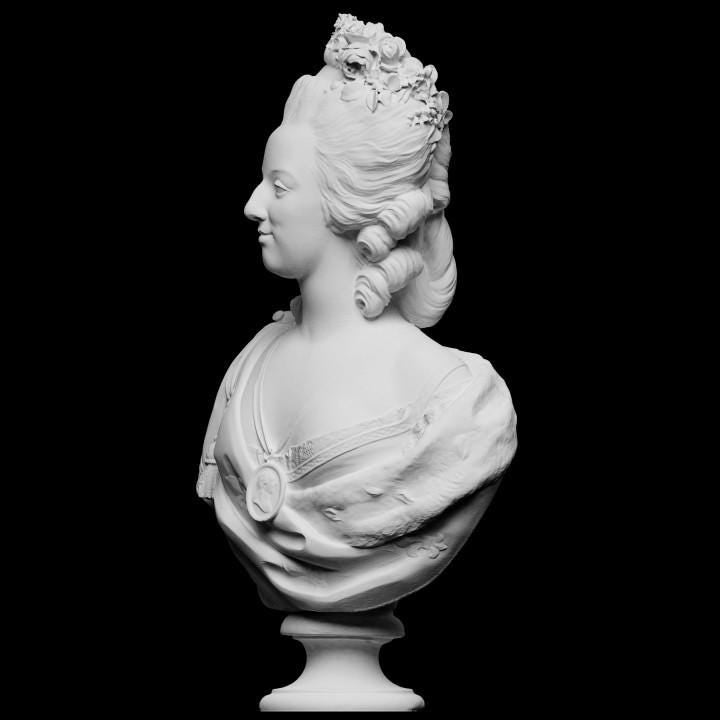 Portrait of Marie Antoinette – 12K Premium Resin Bust Inspired by the Iconic 18th Century French Queen and Royal Elegance