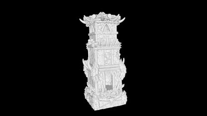 Orc Chess Pieces: 12K Resin Fantasy Set - Unpainted
