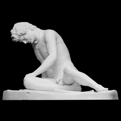 Dying Gaul Statue – 12K Resin Artwork of Ancient Warrior in Defeat