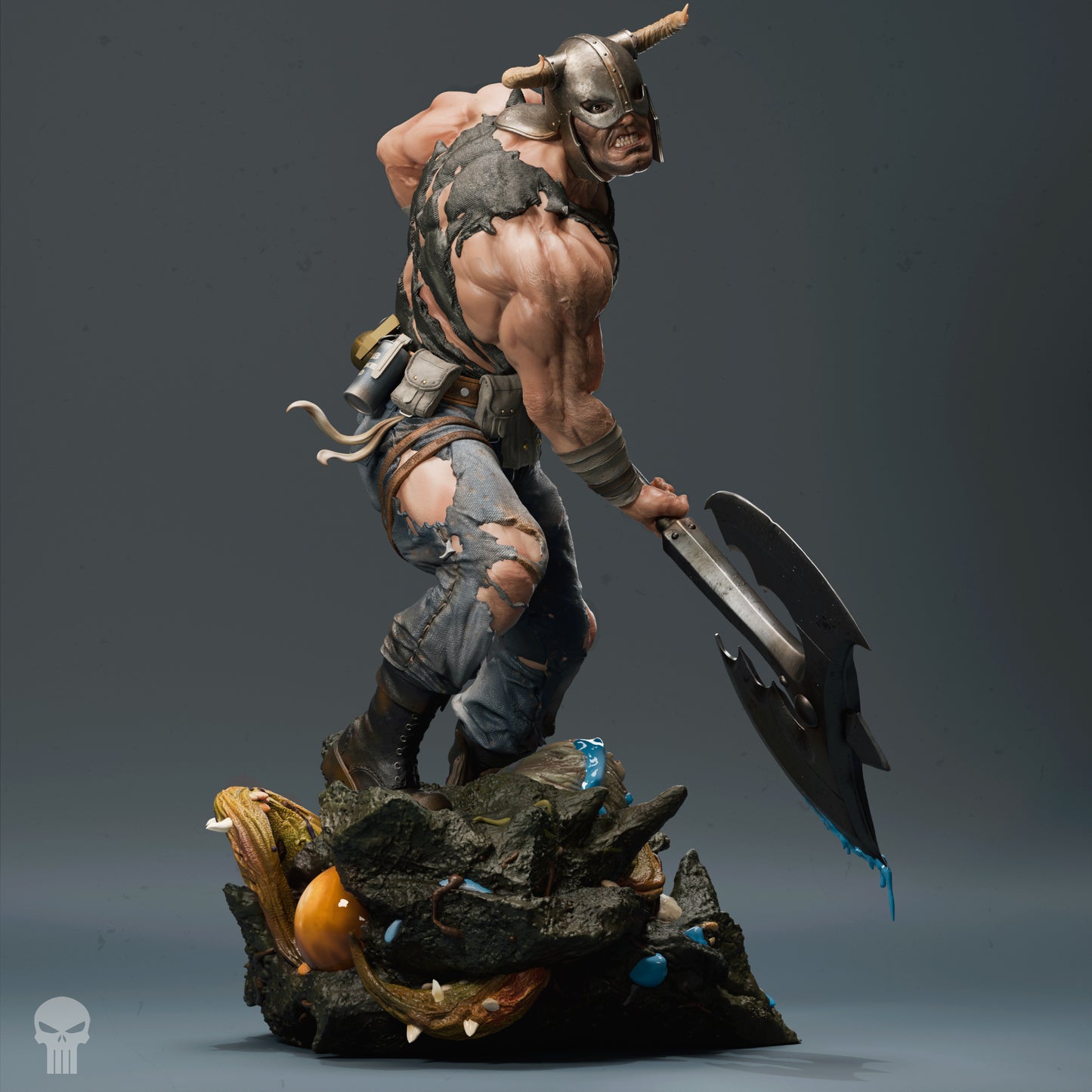 Medieval Punisher 1/6 Scale Hand Painted Collectible Figure