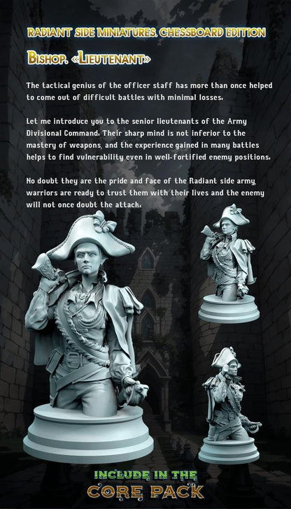 12K Resin Chess Pieces: Unpainted DIY Set