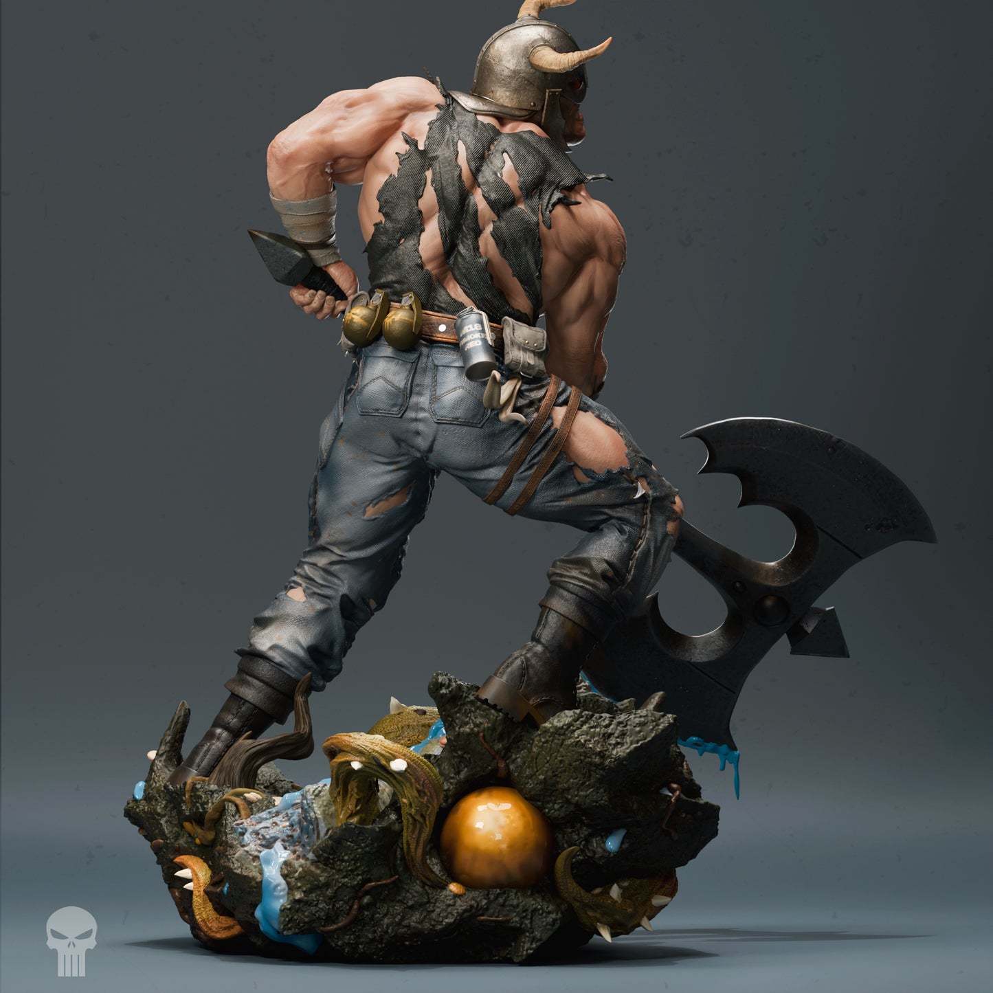 Medieval Punisher 1/6 Scale Hand Painted Collectible Figure