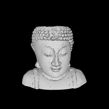 Buddha Flowerpot Design Stl File, For Magnificent Gardens