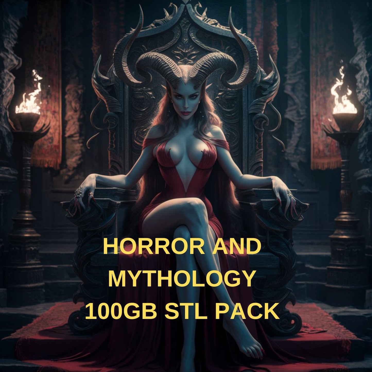 Horror and Mythology Stl Package 100 Gb
